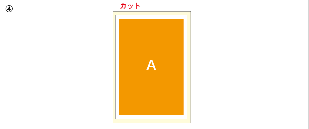 よぶんなところを切る